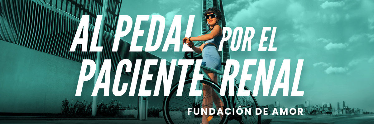 AL PEDAL POR EL PACIENTE RENAL