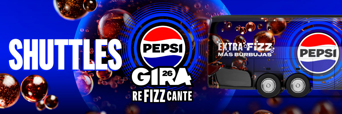 GIRA REFRESCANTE PEPSI 2026 - SHUTTLE